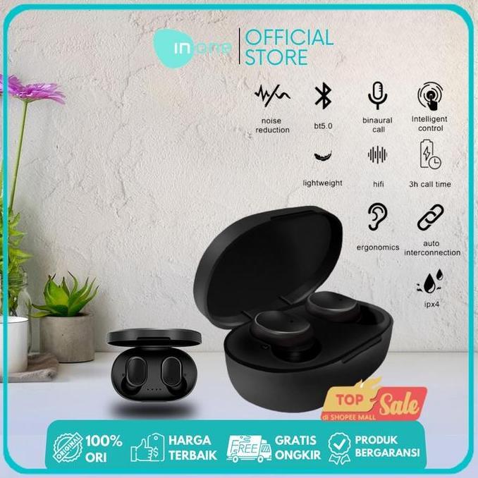 Inone TWS Earphone Bluetooth Wireless Earbud BT 5.0 Intelligent