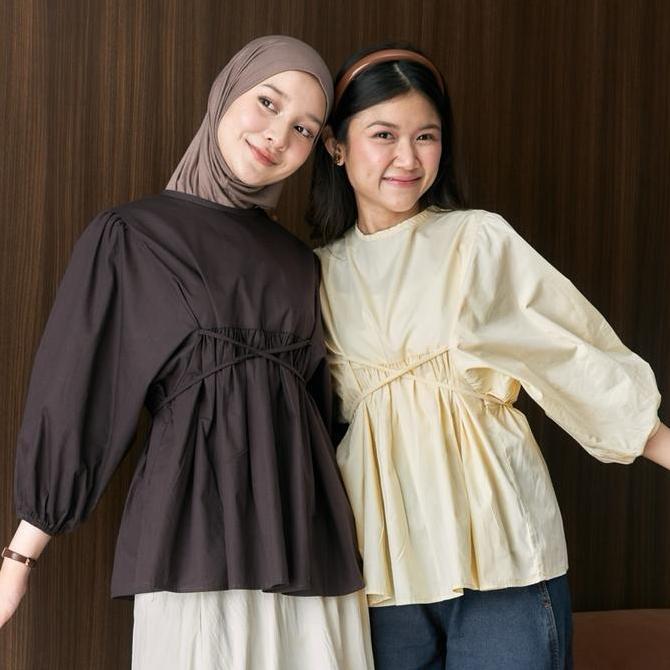 Lumi Balloon Blouse Lumi Balloon Blouse Myminols - Korean Wanita