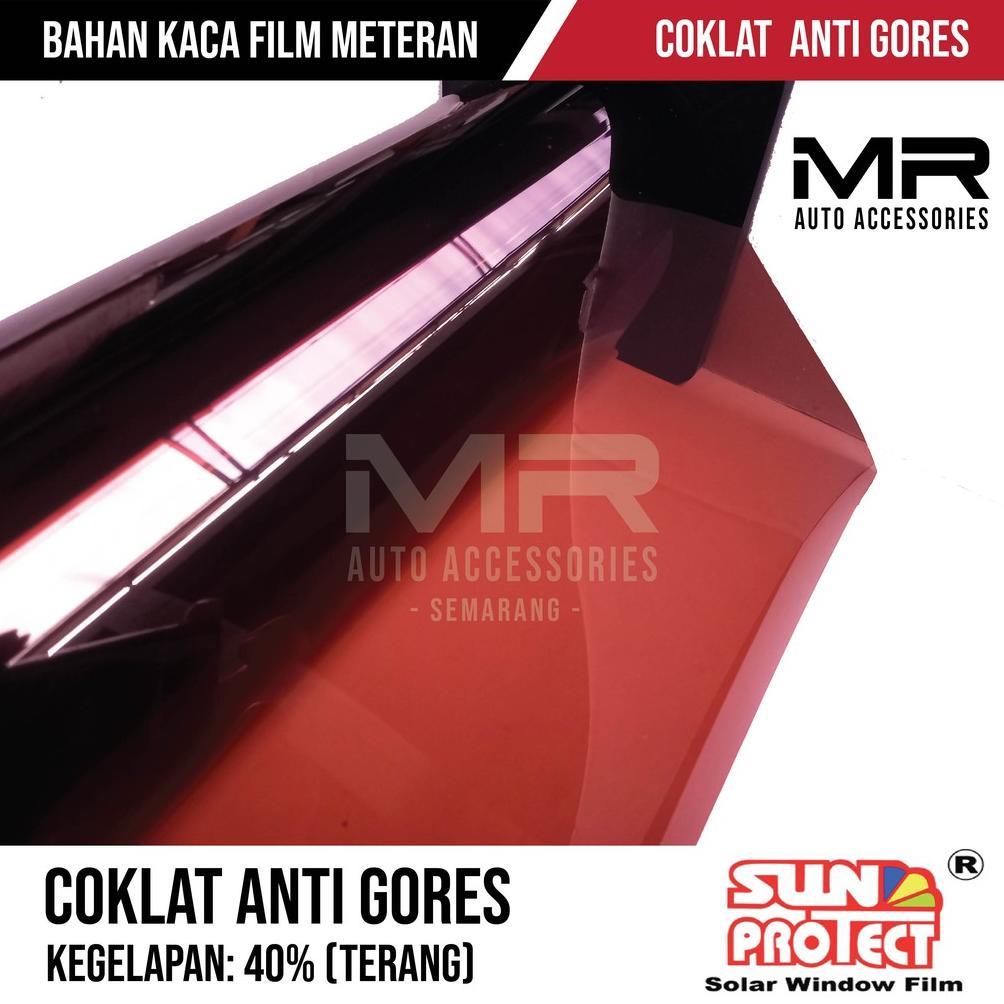 BEST SELLER KACA FILM RIBEN COKLAT ANTI GORES SUNPROTECT MOBIL DAN GEDUNG METERAN