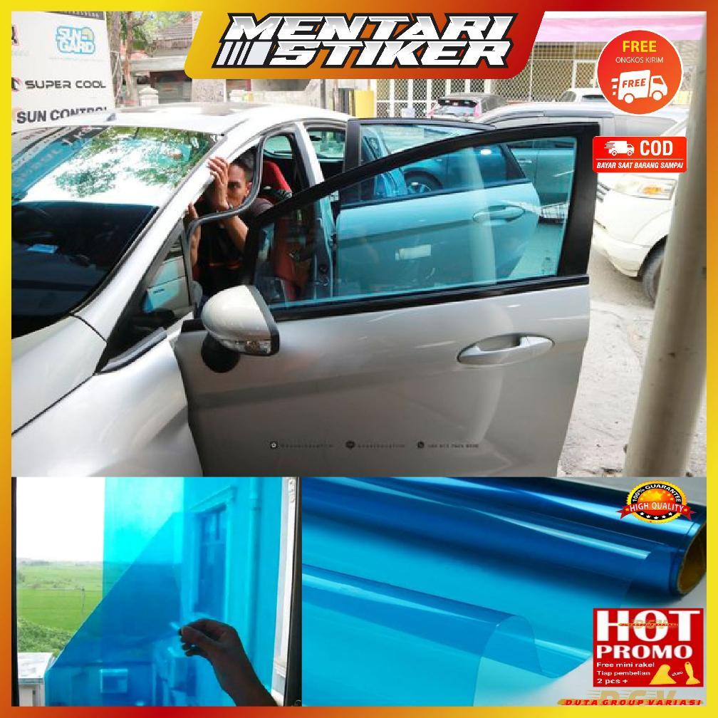 FREE ONGKIR KACA FILM MOBIL TRANSPARANT BLUE KACA FIL BIRU TRANSPARAN KACA FILM GEDUNG