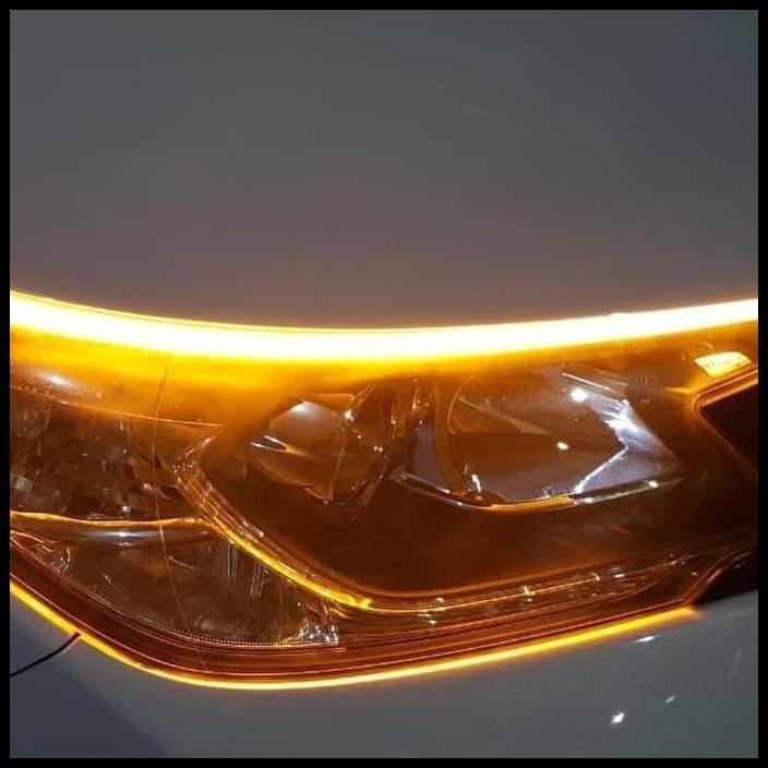 DISKON HEAD LAMP DRL UNIVERSAL SEQUENTIAL WATERPROOF MOBIL MOBILIO