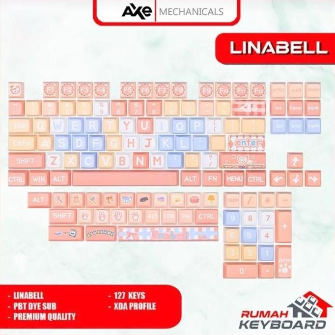 Keycap - Keycaps - Xda - Linabell - Pbt - Dye Sub
