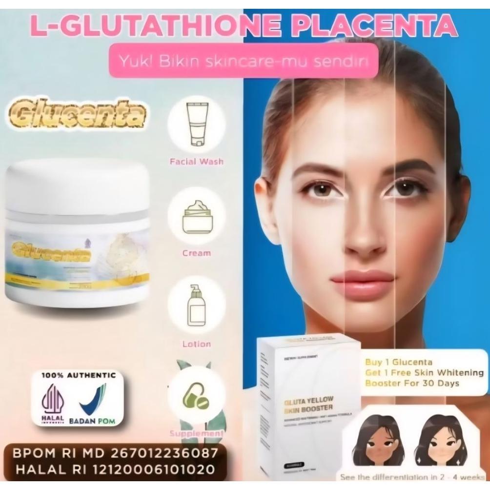 GLUTATHIONE GLUCENTA|SUPPLEMENT WHITENING L-GLUTATHIONE 500MG