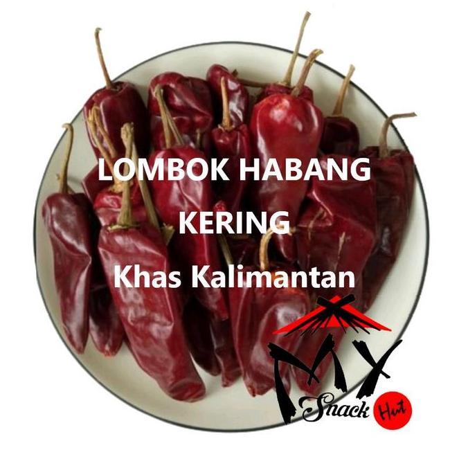 LOMBOK HABANG KERING 250GR CABAI CABE MERAH BESAR JUMBO AMBULU DRIED RED KALIMANTAN CHILI GENDUT