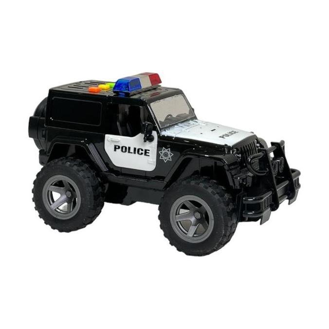 Promo CRUZER 1:16 CITY ACTION FRICTION JEEP POLICE - HITAM Diskon