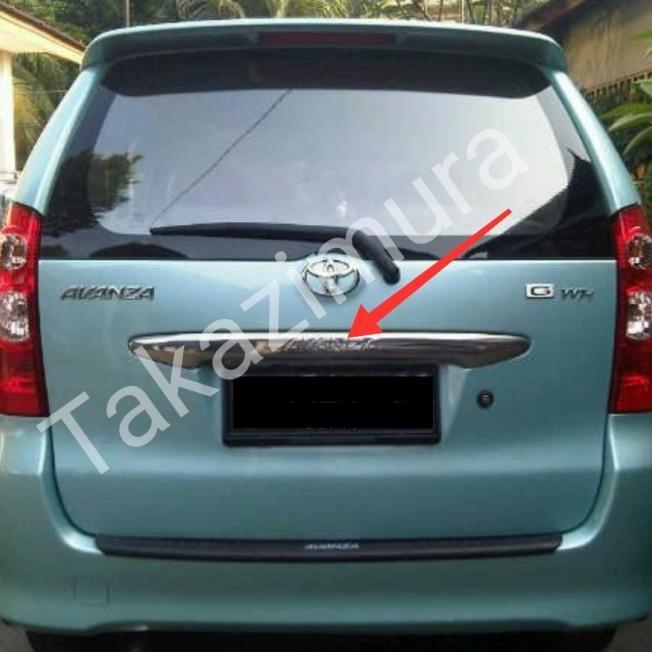 List Trunklid Pintu Lama 2004 Belakang Emboss Mobil Avanza Xenia 2004-2011