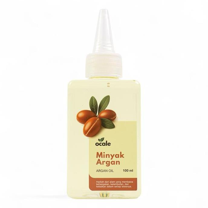 Ocale - Argan Oil Cold Pressed 100% Pure Minyak Argan untuk Rambut, Wajah & Kulit