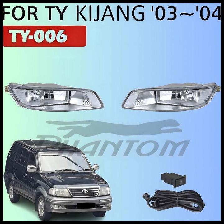 DISKON FOG LAMP FOGLAMP LAMPU KABUT LED DRL TY-006 TOYOTA KIJANG KAPSUL 2003 