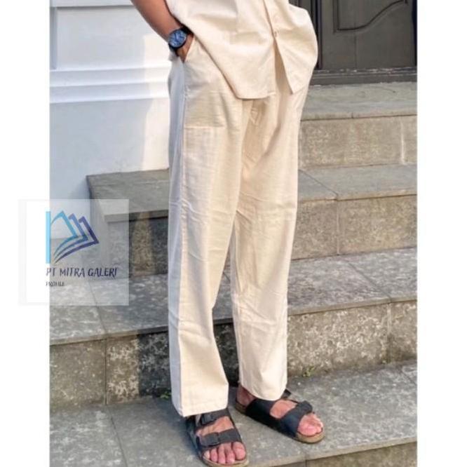 Celana Panjang Linen Celana Panjang Linen Pria Pria/Linen Pants