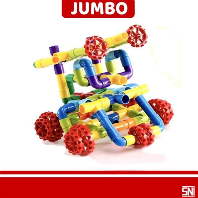 Promo Mainan Anak Edukasi Blok Pipa Jumbo/Education Toys Block Pipa Jumbo Diskon