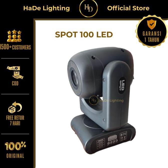 NEW Lampu Moving Head Spot Mini 100 Watt LED