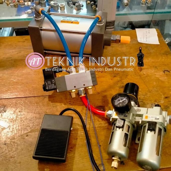 TERMURAH - Pneumatic set air cylinder press