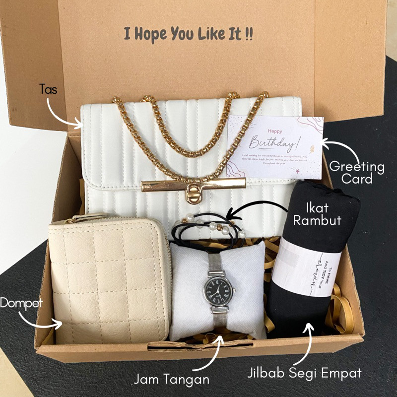 [A0201]Hampers Gift Box Tas Chelsy Kado Ulang Tahun/Kado Pacar/Kado Valentine/Kado Anniversary/Kado 
