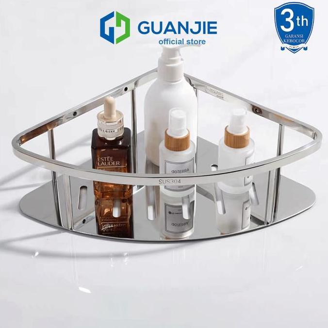 GUANJIE - Rak gantung serbaguna Dinding rak sudut Stainless Steel Rak Bumbu Dapur Stainless Steel ra