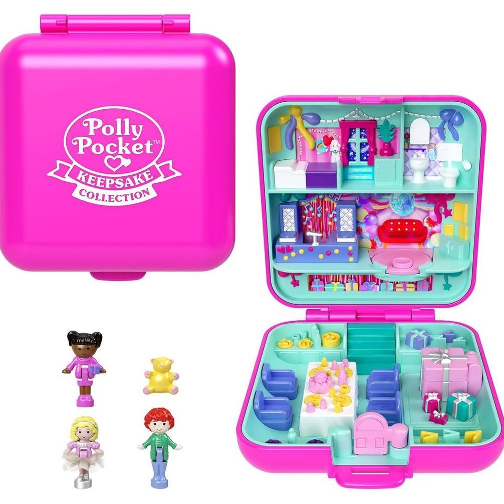 Polly Pocket Mattel 80th Anniversary Tribute Pencil Case Set