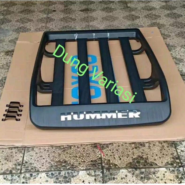 FREE ONGKIR RAK BAGASI ATAS MODEL HUMMER TRD SPORTIVO MOBIL UNIVERSAL AVANZA XENIA VELOZ CALYA INNOV