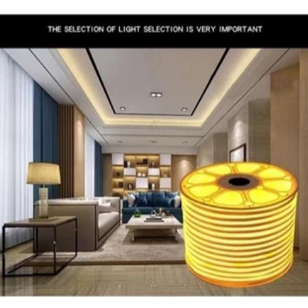 Limited Paket Lampu Led Neon Flex 220V Waterproof Lengkap Tinggal Colok Siap Pakai / Lampu Kamar Lam