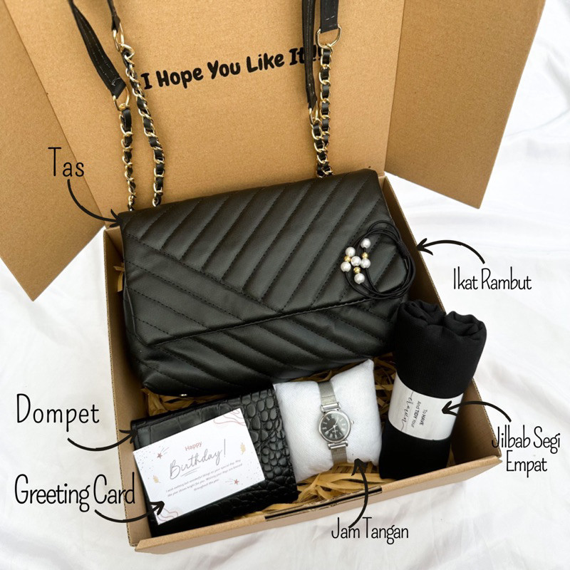 [A8884]Hampers Gift Box Maura Bag/Kado Ulang Tahun Pacar/Kado Ayang/Kado Anniversary/Kado Valentine/