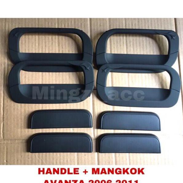Avanza / Xenia Xenia 2008 Hitam 2008-2010 Handle Mangkok Cover Pintu Blackdop