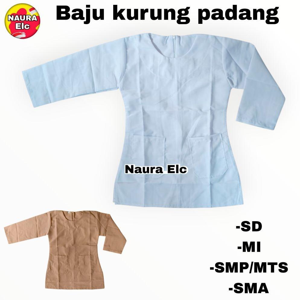 Baju Kurung Padang Putih SD MI SMP MTS SMA Baju Tunik Putih Seragam Sekolah