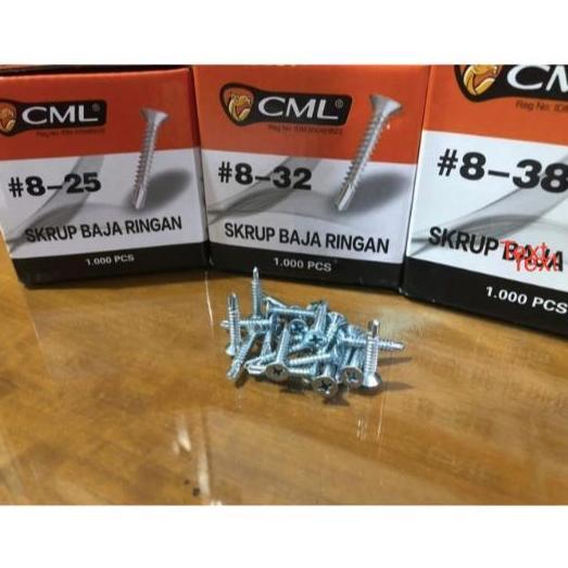 CAMEL Sekrup Baja Ringan CAMEL 8x25 8x32 8x38 skrup grc SDS (PER DUS)