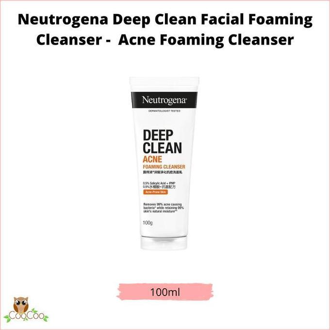 Neutrogena Deep Clean Facial Foaming Cleanser - Acne Foaming Cleanser