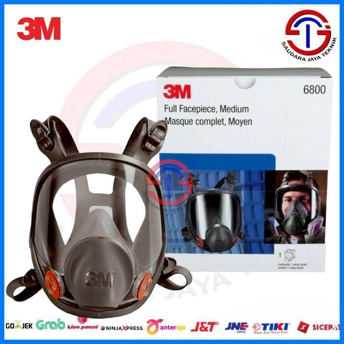 Masker Full Face Dual Respirator 6800 3M