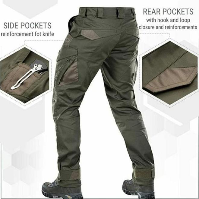 M.Tac Celana Tactical M Tac Celana Tactical Abu Navy Panjang Cargo Outdoor Hitam