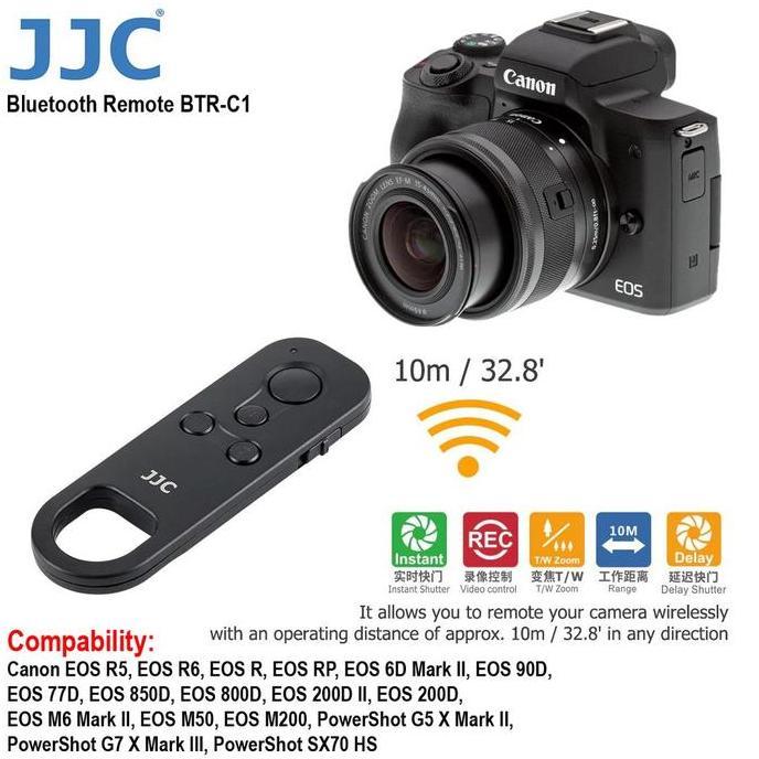 Wireless Bluetooth Remote Br-e1 BTR-C1 Canon M50 Mark II EOS R5 800D