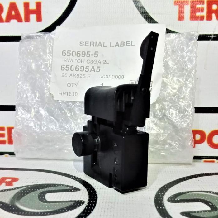 Switch On Off Makita Hp 1630 Ori C3Ga-2L 650695-5 Saklar Bor Hp1630 Original Dan Terpercaya