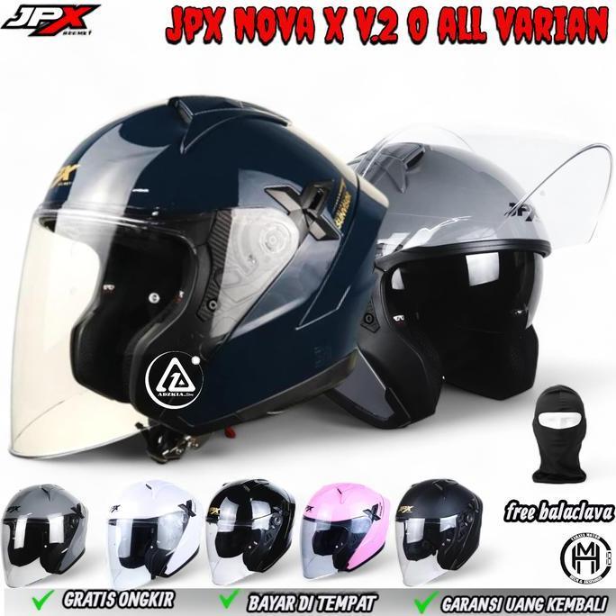 HELM JPX NOVA X v2.0 | HELEM HALF FACE DOUBLE VISOR Motorcycle