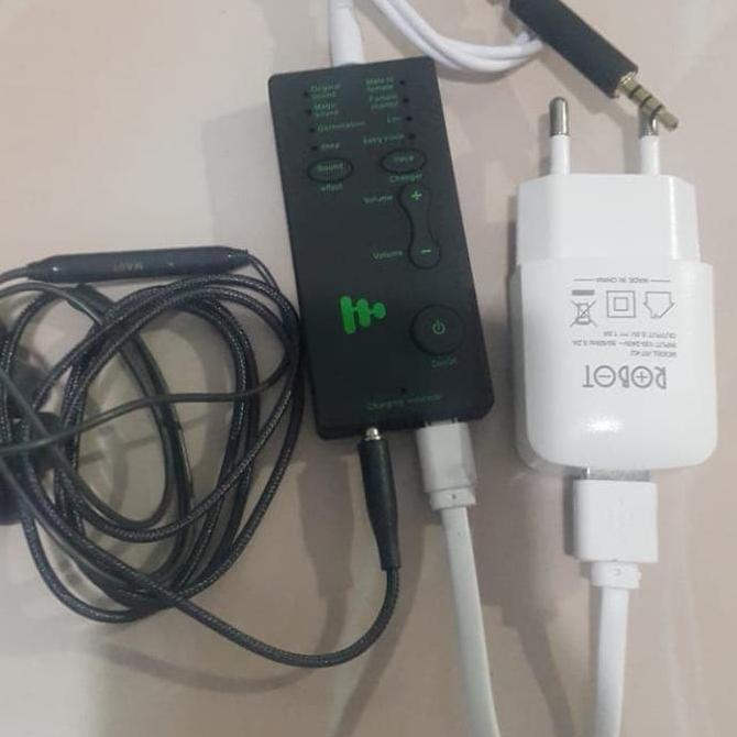 Headset voice changer perubah suara aneka suara khusus