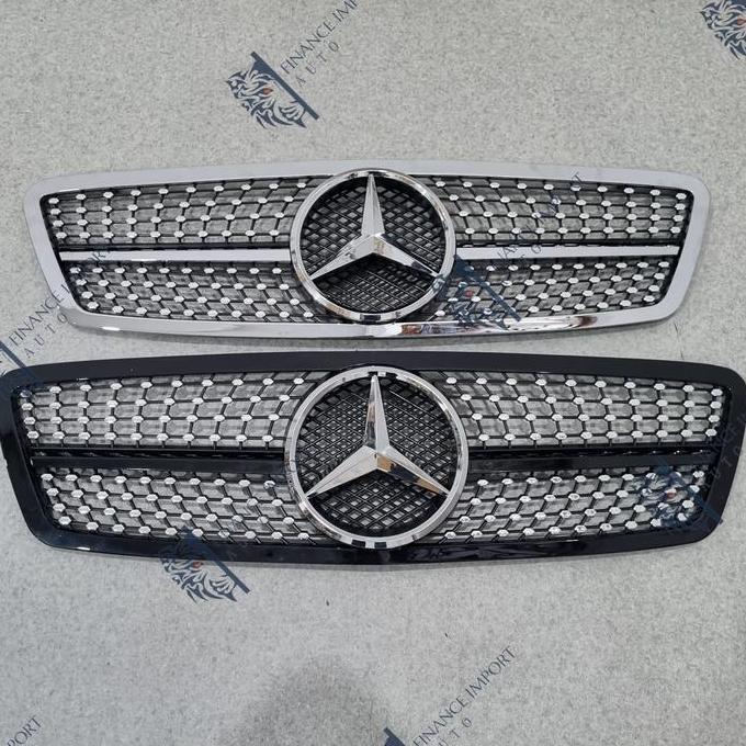 BEBAS ONGKIR - Grill Diamond Mercedes W203 C200 C230 C240 2000-2007 Grille AMG W203