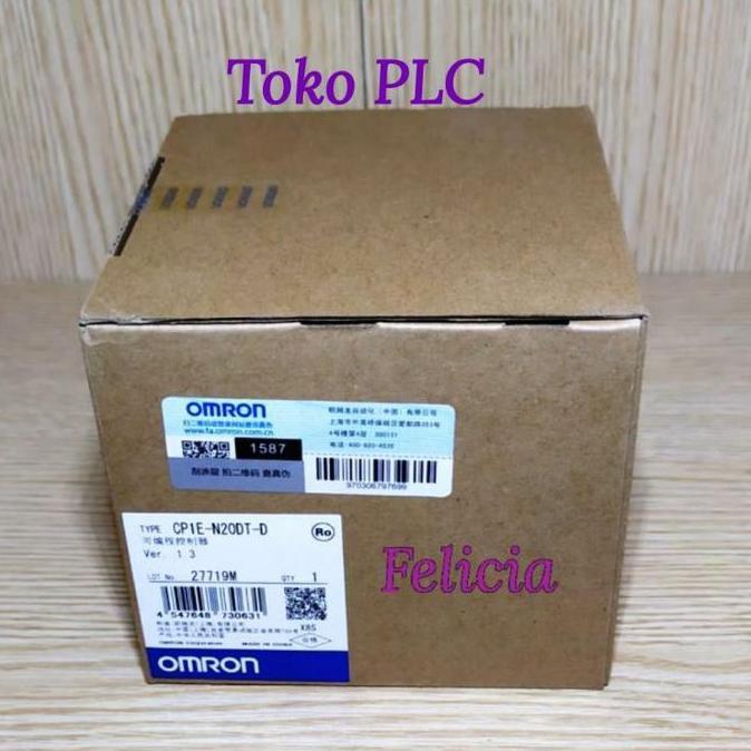 TERBARU - CP1E-N20DT-D Omron PLC CP1EN20DTD N20DTD