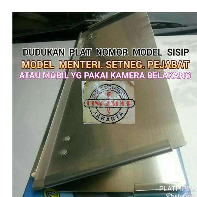 Dudukan Plat Mobil Dinas Kualitas Premium