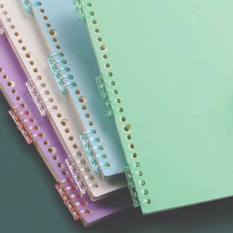 Loose Leaf A4 Warna/Binder Warna A4/Kertas Isi Ulang A4/Pink/Biru/Putih/Kuning/Hijau