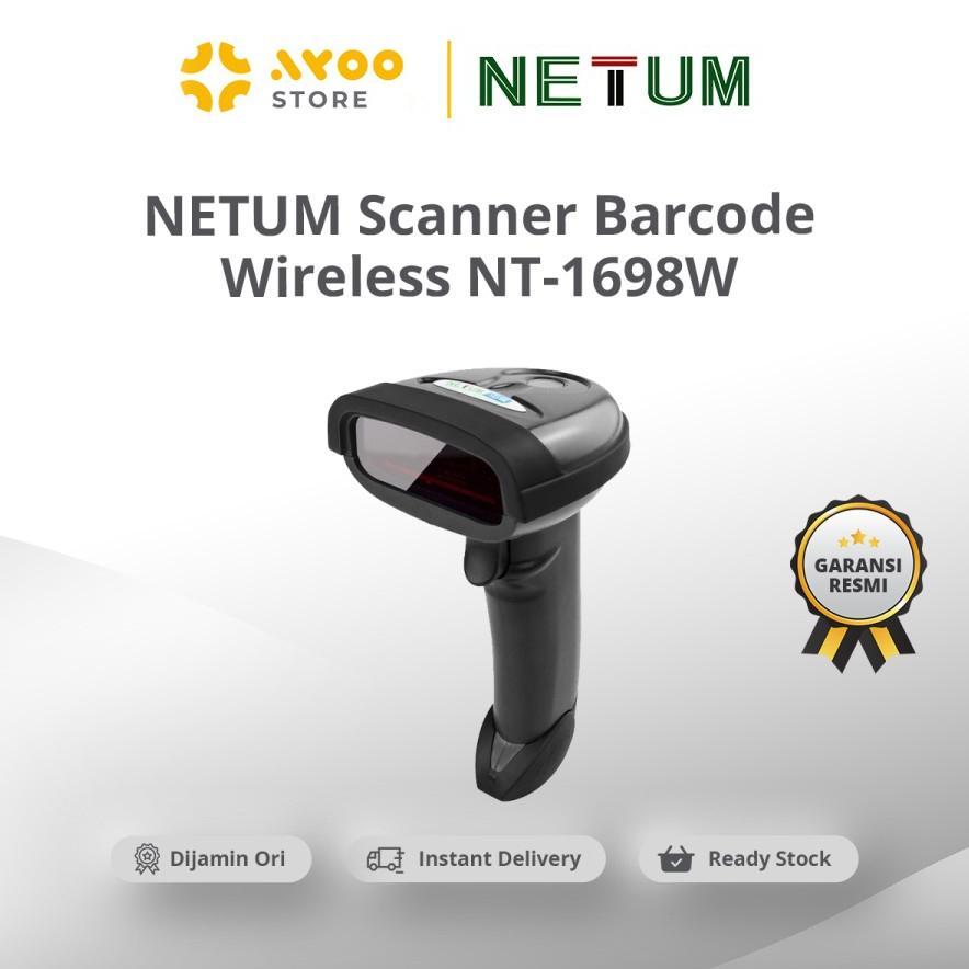 NETUM Scanner Barcode Wireless NT-1698W terlaris