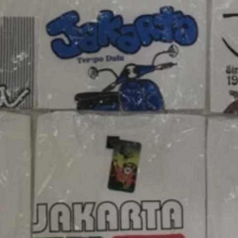 Kaos Jakarta / Baju Jakarta / Baju Oleh-Oleh Dari Jakarta / Kaos Dewasa Cowok / Kaos Dewasaperempuan