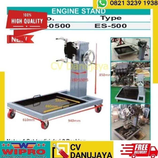 Engine Stand Penyangga Mesin ES 500 Wipro