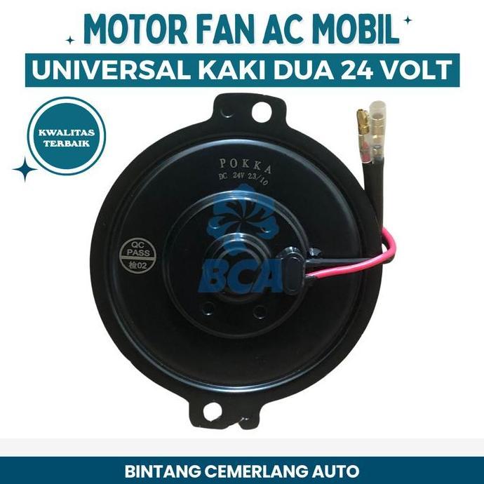 MOTOR EXTRA FAN CONDENSOR RADIATOR 24 VOLT AC MOBIL UNIVERSAL 24V PROMO