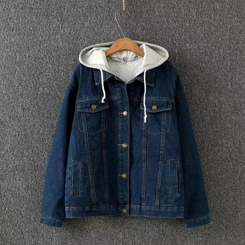 Limited Jaket Jeans Hoodie Pria Size M L Xl Xxl Xxxl Denim Original Best Quality