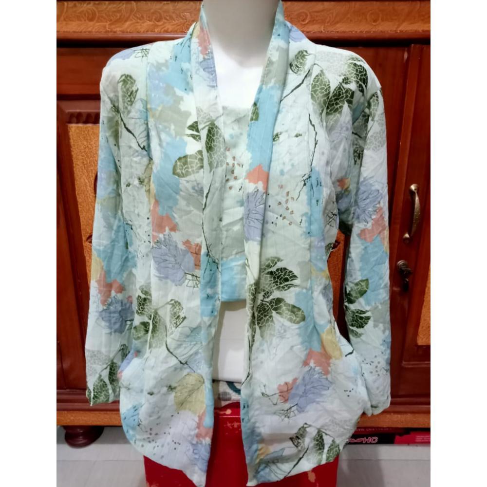 PROMO ATASAN WANITA KEBAYA KUTUBARU TRADISIONAL BAHAN SIFON MOTIF TERBARU 2026 BAJU KEBAYA ORANG TUA