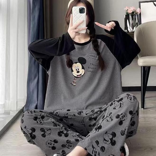 Piyama Wanita Baju Piyama Wanita Baju Tidur Paket Lengan Panjang Rumah