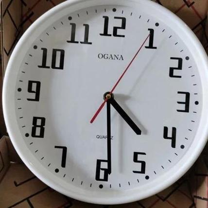 JAM DINDING RUMAH MINIMALIS 30cm / JAM DINDING MINIMALIS / DEKORASI RUMAH JAM DINDING / JAM DINDING 