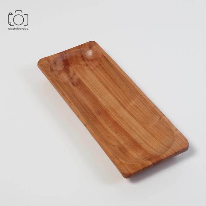 Piring Sushi Kayu / Piring Kayu Persegi Panjang / Sushi Plate