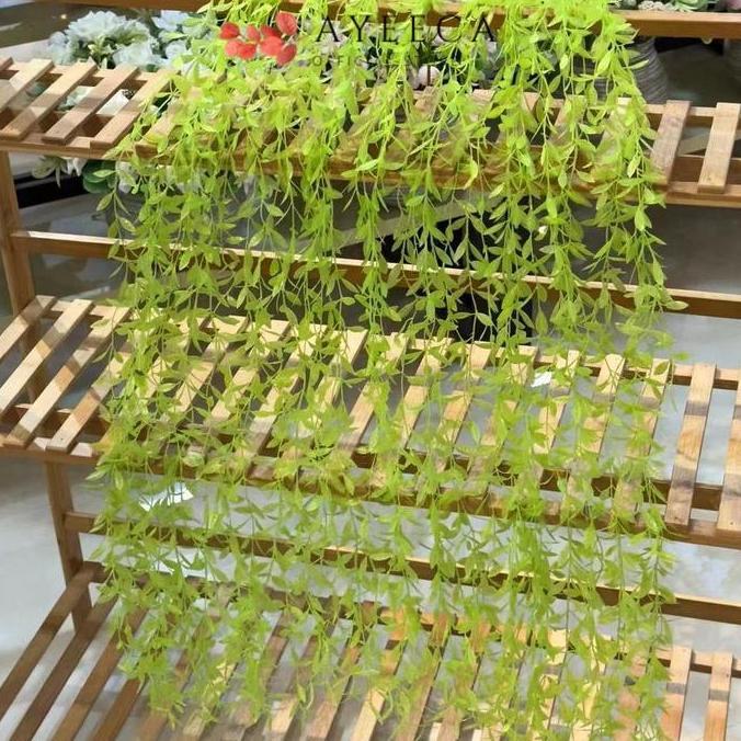 [COD] Ayeeca - Daun JALAR105cm Jalar Plastik Tanpa Pot Bunga Rambat Sintesis Tanaman Hias Gantung Os