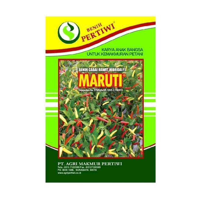 Benih cabe rawit MARUTI F1 10gram cabe rawit putih maruti f1 10 gram Tanaman PAN