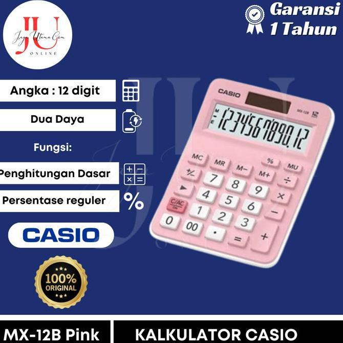 Calculator Casio MX-12B-Pink Original