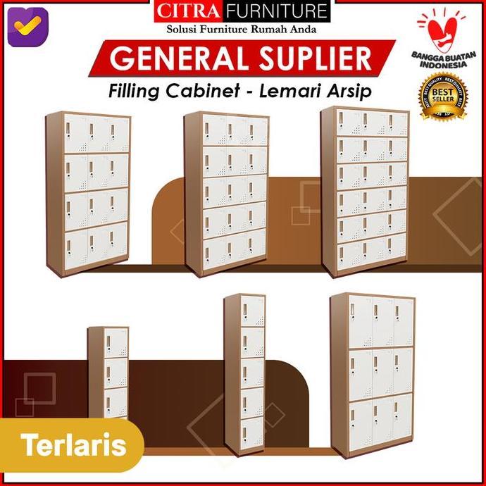 Lemari Arsip Besi Kantor|Filling Kabinet Loker|Locker Besi
