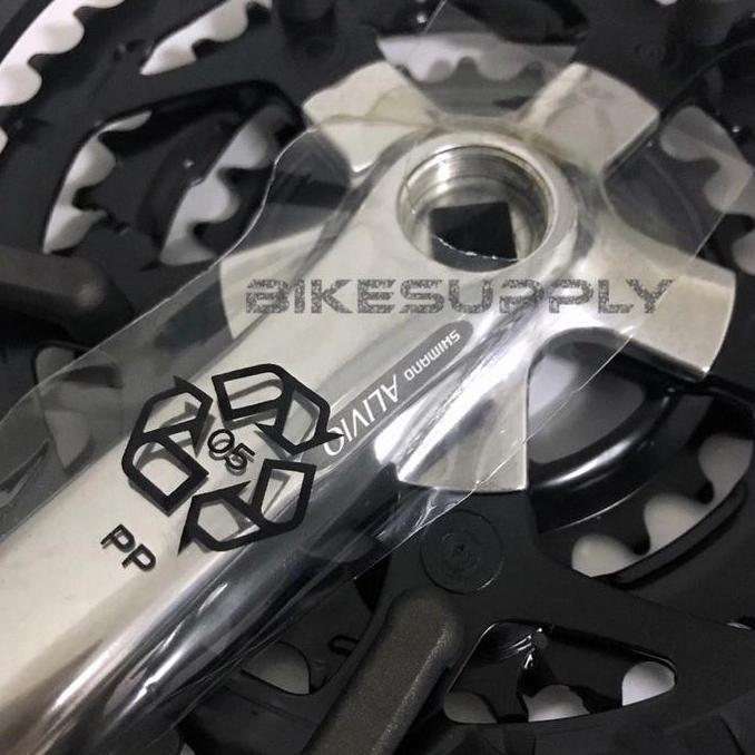 Promo Crank Set Sepeda Merk Shimano Alivio FC - MC10 Japan Via NOS Vintage Jadul Triple 3 Speed (Cra